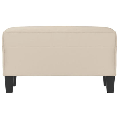 Lavice Krémová 70 X 35 X 41 Cm Tkanina Z Mikrovlákna