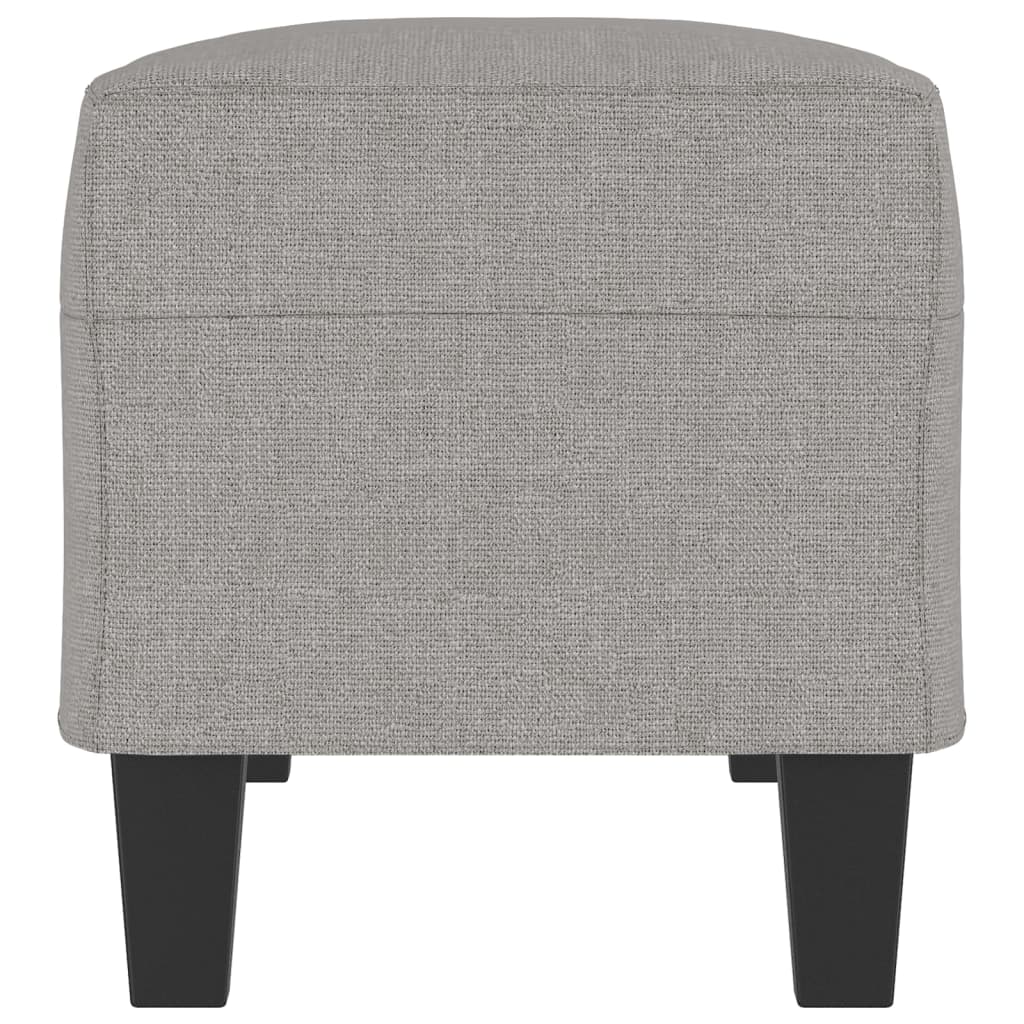 Lavice Světle Šedá 100 X 35 X 41 Cm Textil