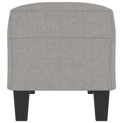 Lavice Světle Šedá 100 X 35 X 41 Cm Textil