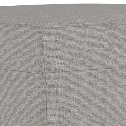 Lavice Světle Šedá 100 X 35 X 41 Cm Textil