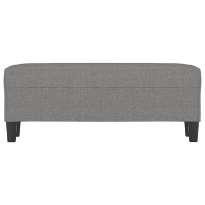 Lavice Tmavě Šedá 100 X 35 X 41 Cm Textil