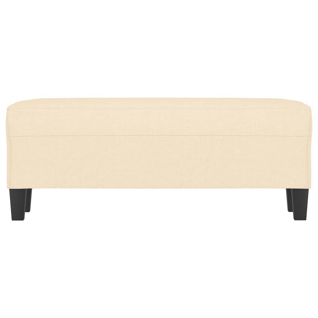 Lavice Krémová 100 X 35 X 41 Cm Textil
