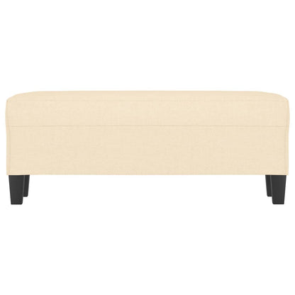 Lavice Krémová 100 X 35 X 41 Cm Textil