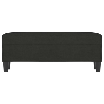 Lavice Černá 100 X 35 X 41 Cm Textil