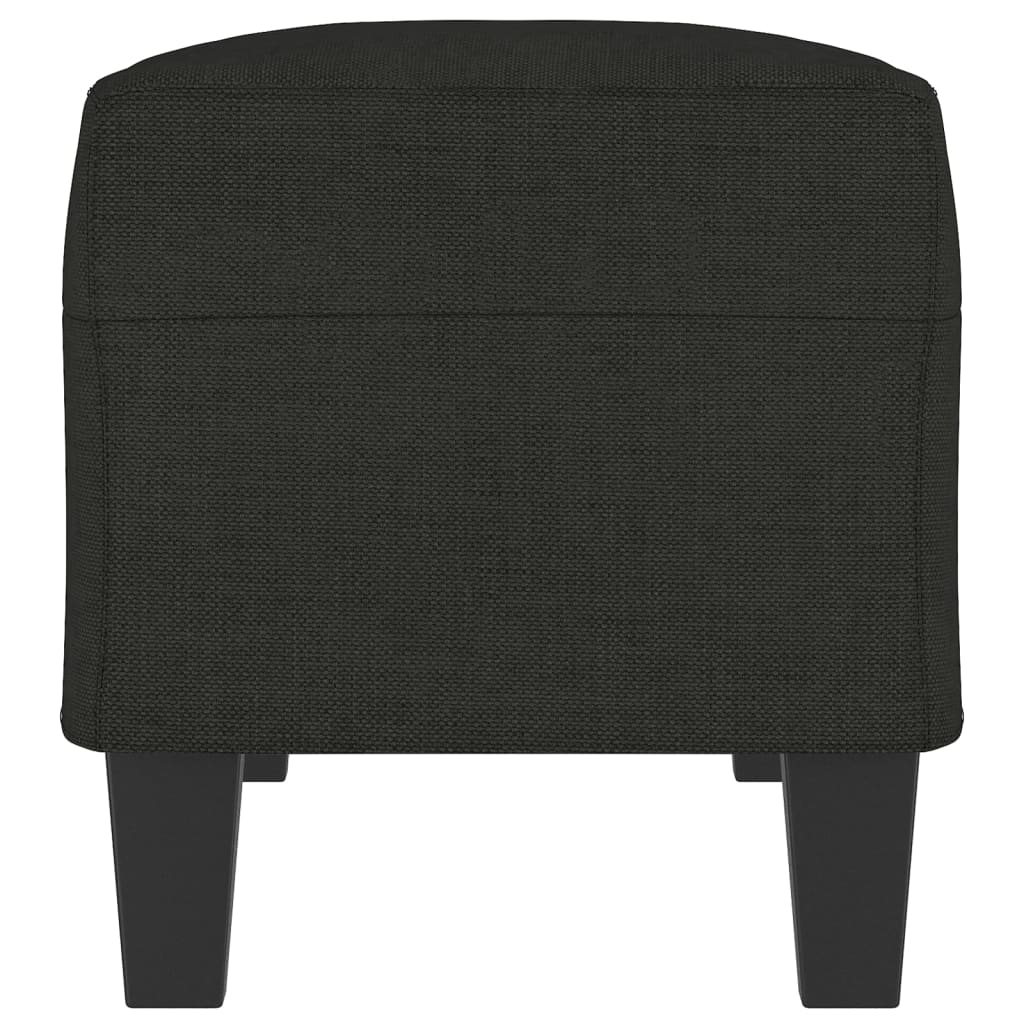Lavice Černá 100 X 35 X 41 Cm Textil