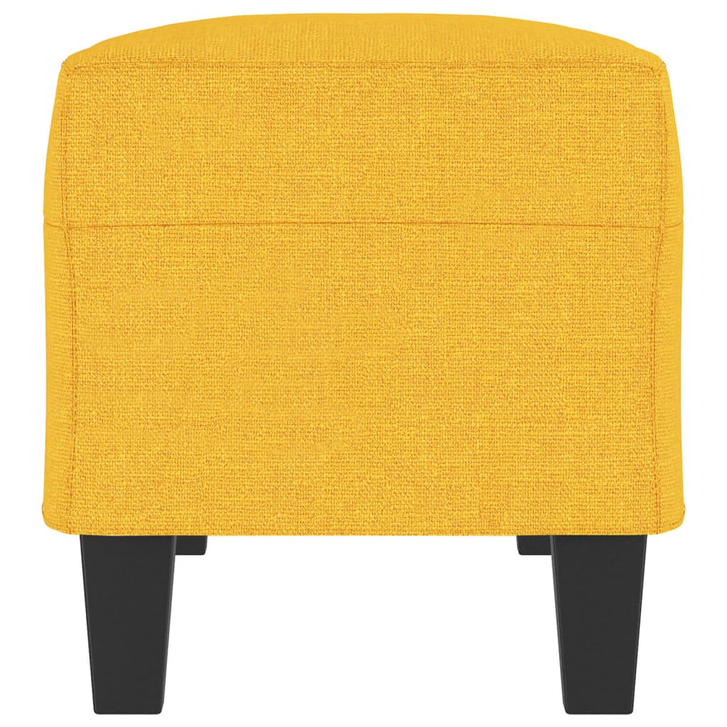 Lavice Světle Žlutá 100 X 35 X 41 Cm Textil