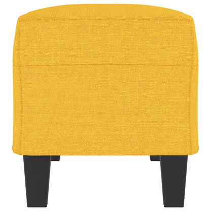 Lavice Světle Žlutá 100 X 35 X 41 Cm Textil