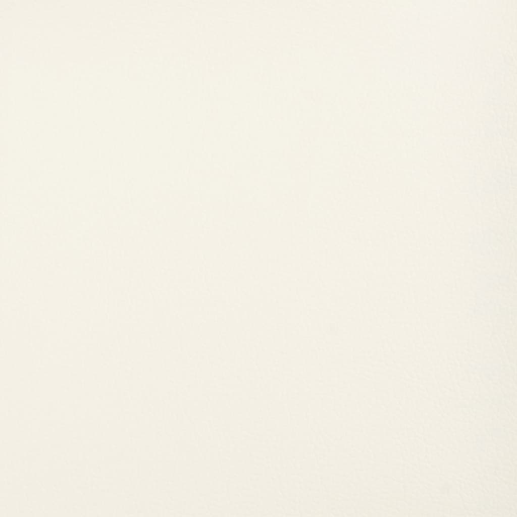 Lavice Krémová 100X35X41 Cm Umělá Kůže