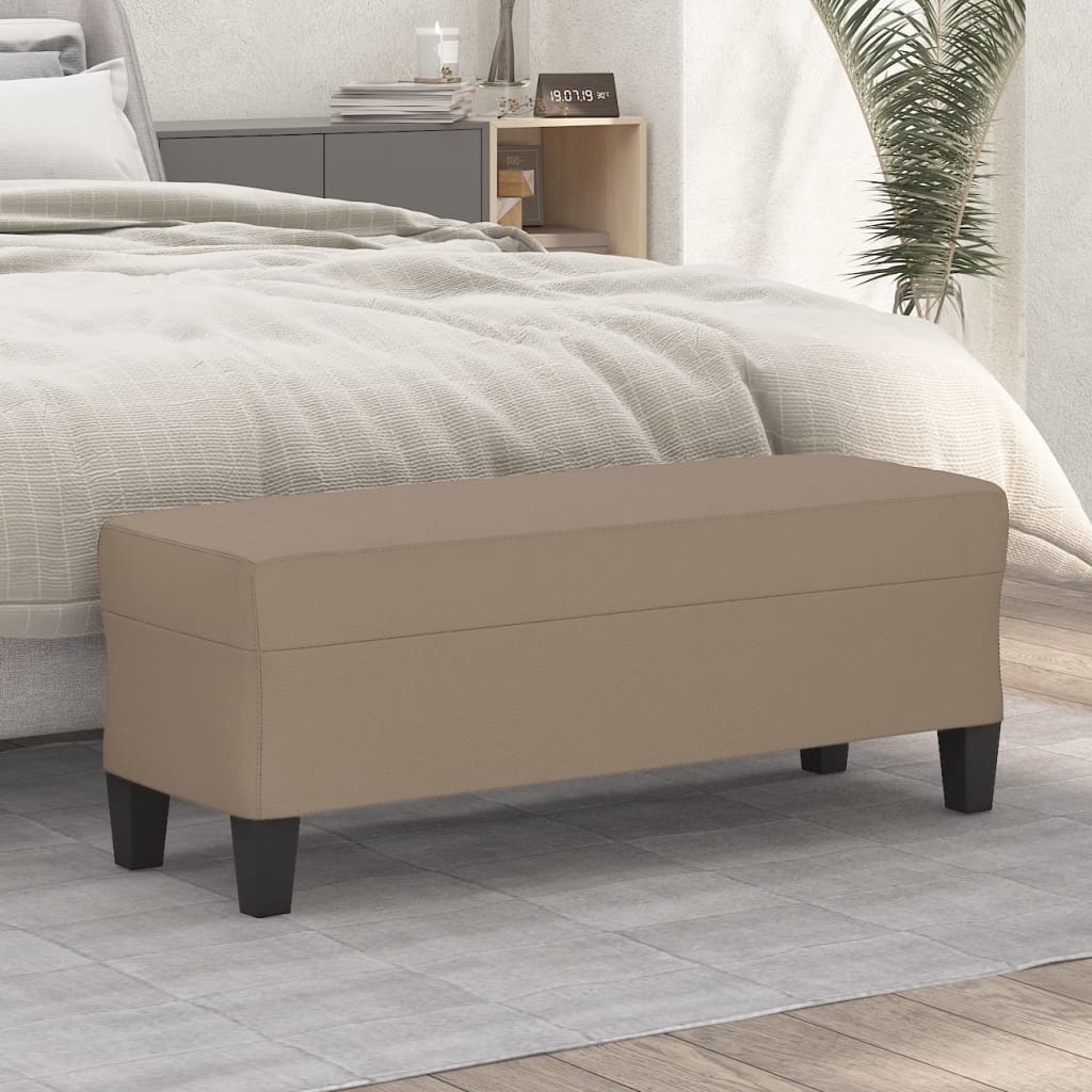 Lavice Cappuccino 100X35X41 Cm Umělá Kůže