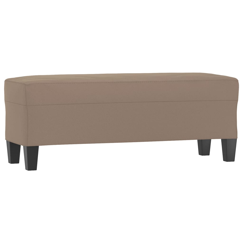 Lavice Taupe 100 X 35 X 41 Cm Tkanina Z Mikrovlákna