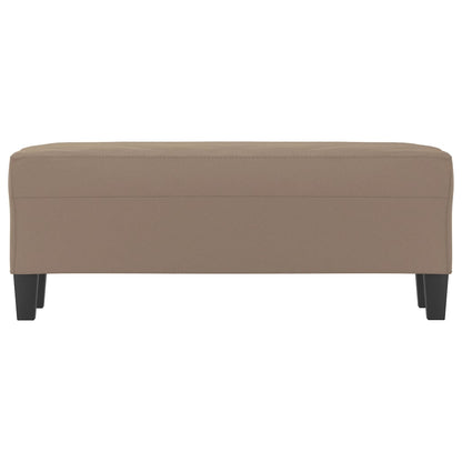 Lavice Taupe 100 X 35 X 41 Cm Tkanina Z Mikrovlákna