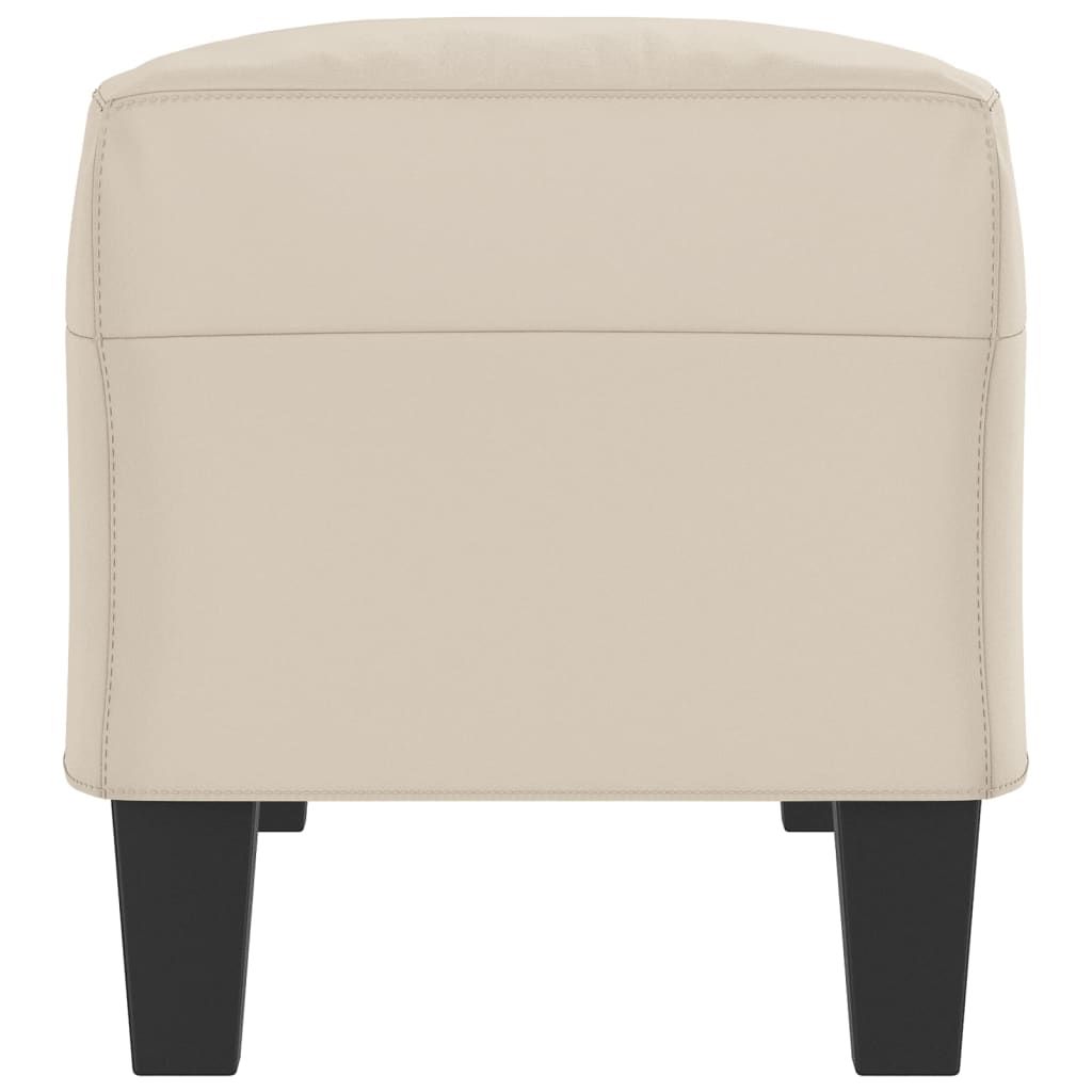 Lavice Krémová 100 X 35 X 41 Cm Tkanina Z Mikrovlákna