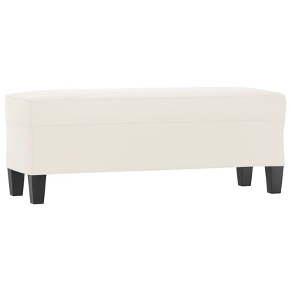 Lavice Béžová 100X35X41 Cm Tkanina Z Mikrovlákna