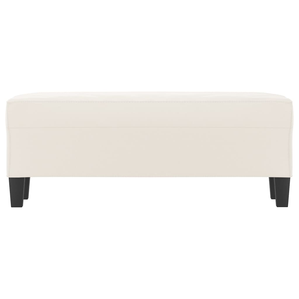 Lavice Béžová 100X35X41 Cm Tkanina Z Mikrovlákna
