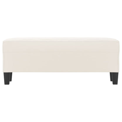 Lavice Béžová 100X35X41 Cm Tkanina Z Mikrovlákna