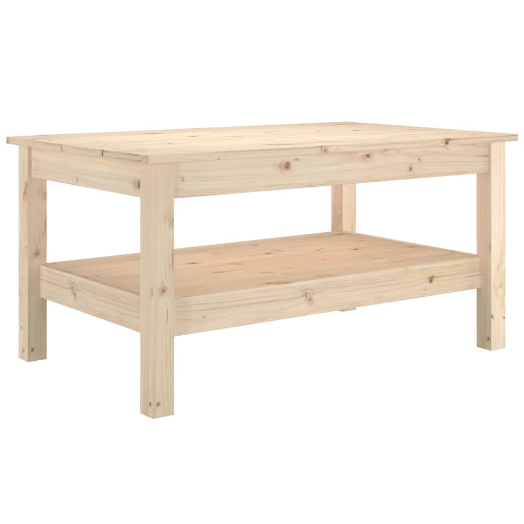 Konferenční Stolek 80 X 50 X 40 Cm Masivní Borové Dřevo