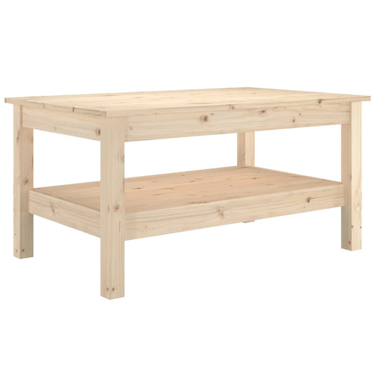 Konferenční Stolek 80 X 50 X 40 Cm Masivní Borové Dřevo