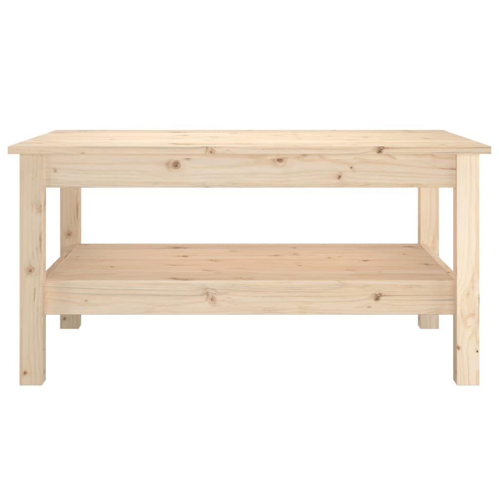 Konferenční Stolek 80 X 50 X 40 Cm Masivní Borové Dřevo
