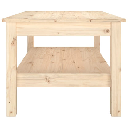 Konferenční Stolek 80 X 50 X 40 Cm Masivní Borové Dřevo
