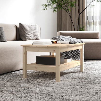 Konferenční Stolek 80 X 50 X 40 Cm Masivní Borové Dřevo