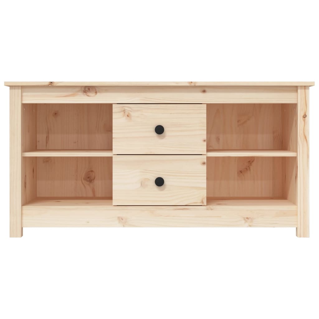 Tv Skříňka 103 X 36,5 X 52 Cm Masivní Borové Dřevo