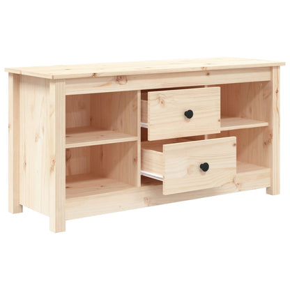 Tv Skříňka 103 X 36,5 X 52 Cm Masivní Borové Dřevo