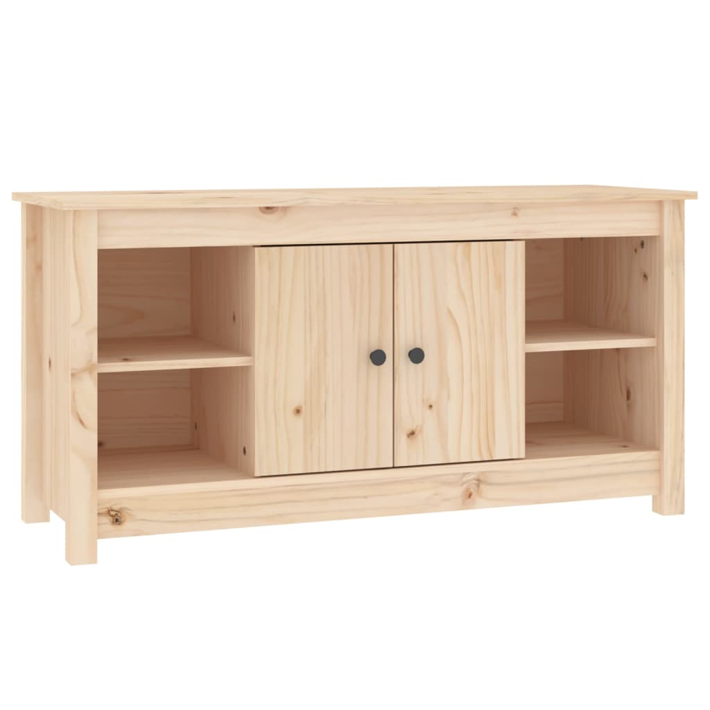 Tv Skříňka 103 X 36,5 X 52 Cm Masivní Borové Dřevo