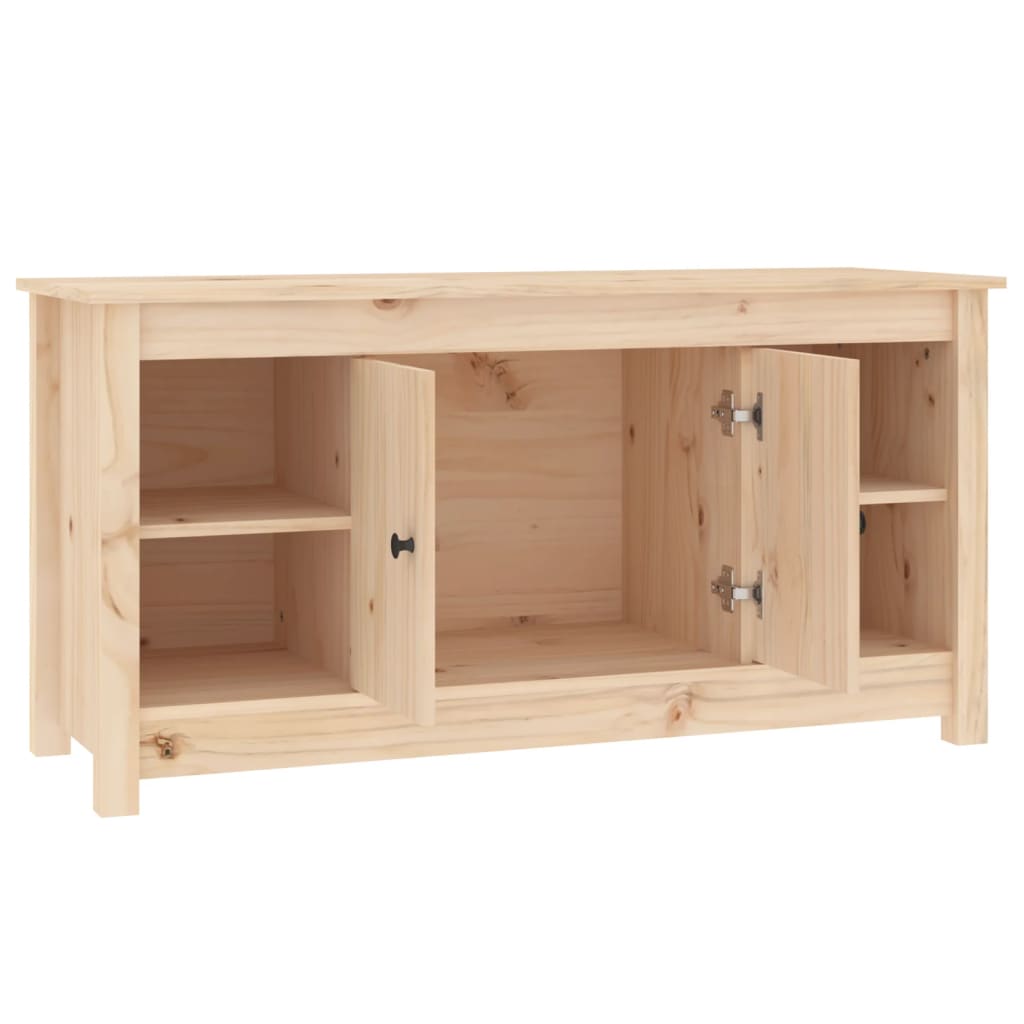 Tv Skříňka 103 X 36,5 X 52 Cm Masivní Borové Dřevo