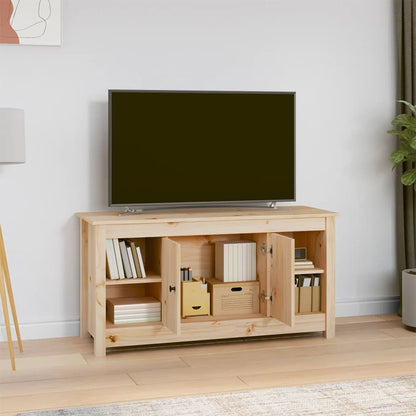Tv Skříňka 103 X 36,5 X 52 Cm Masivní Borové Dřevo