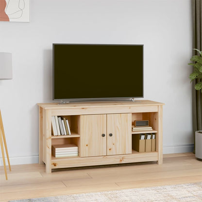 Tv Skříňka 103 X 36,5 X 52 Cm Masivní Borové Dřevo