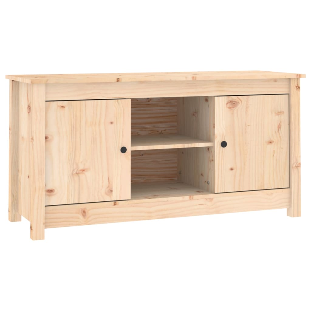Tv Skříňka 103 X 36,5 X 52 Cm Masivní Borové Dřevo