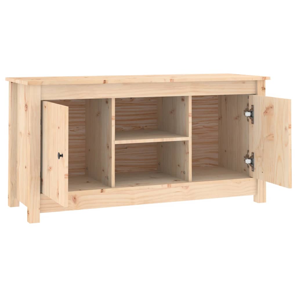 Tv Skříňka 103 X 36,5 X 52 Cm Masivní Borové Dřevo