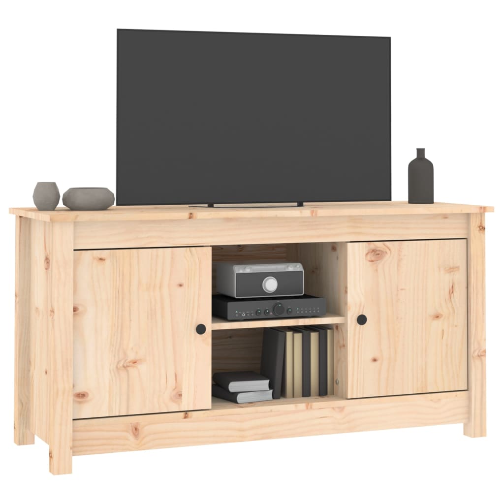 Tv Skříňka 103 X 36,5 X 52 Cm Masivní Borové Dřevo