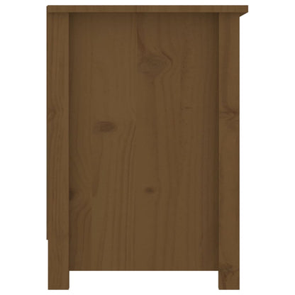 Tv Skříňka Medově Hnědá 103 X 36,5 X 52 Cm Masivní Borové Dřevo