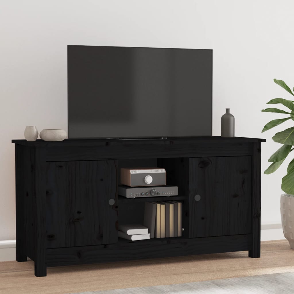 Tv Skříňka 103 X 36,5 X 52 Cm Masivní Borové Dřevo