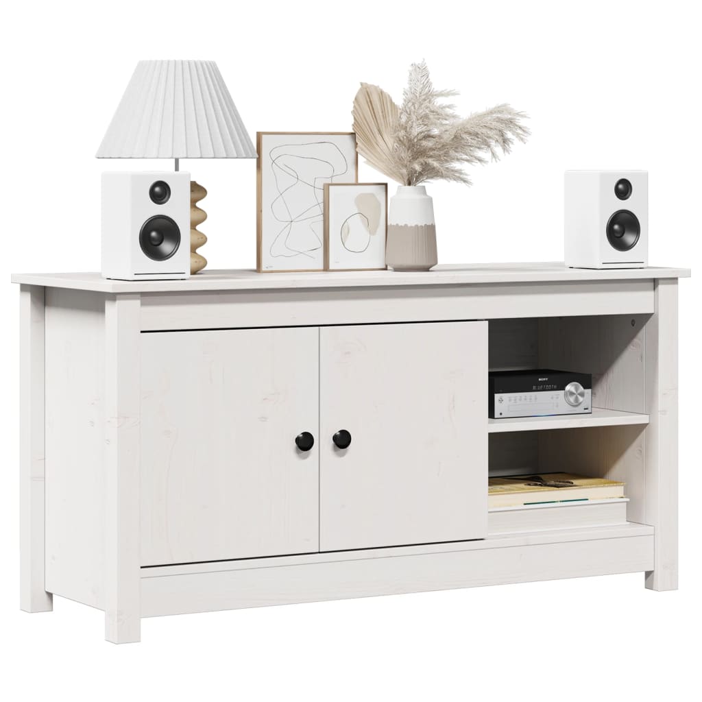 Tv Skříňka 103 X 36,5 X 52 Cm Masivní Borové Dřevo