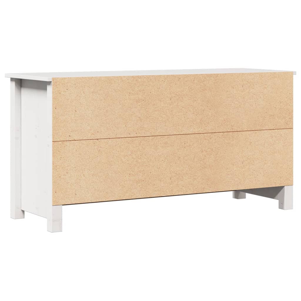Tv Skříňka 103 X 36,5 X 52 Cm Masivní Borové Dřevo