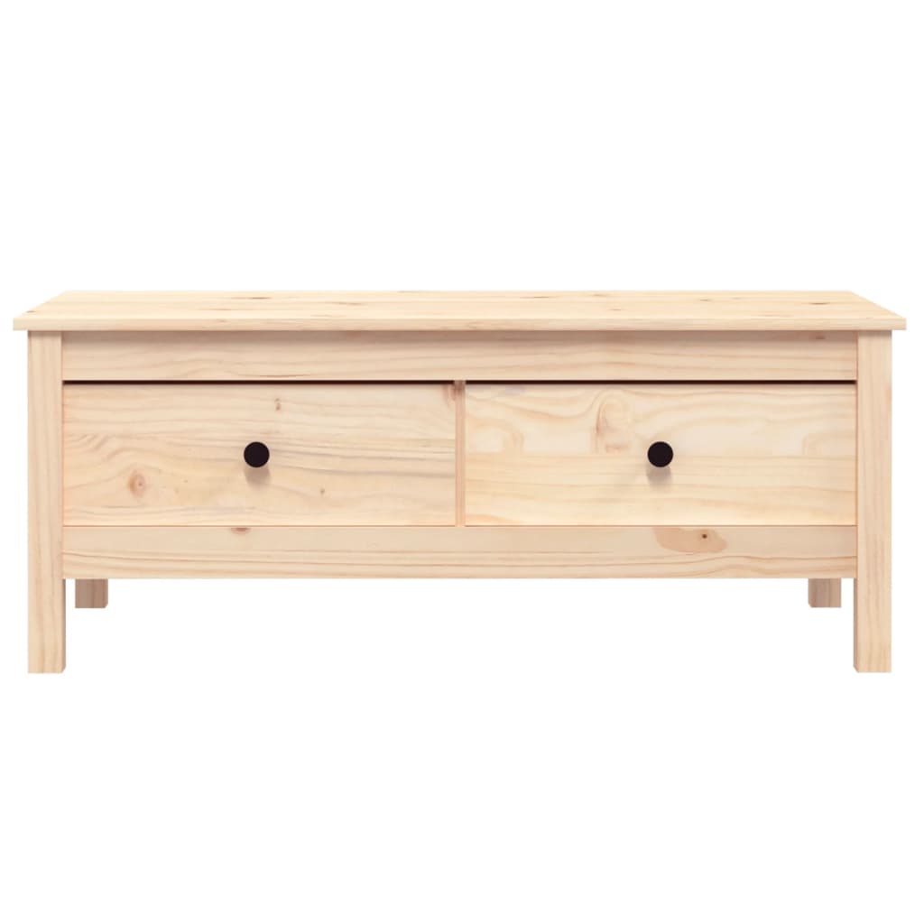 Konferenční Stolek 100 X 50 X 40 Cm Masivní Borové Dřevo