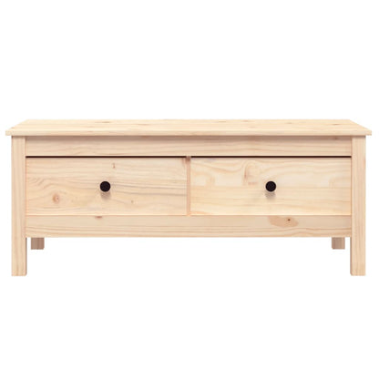 Konferenční Stolek 100 X 50 X 40 Cm Masivní Borové Dřevo