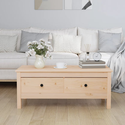 Konferenční Stolek 100 X 50 X 40 Cm Masivní Borové Dřevo