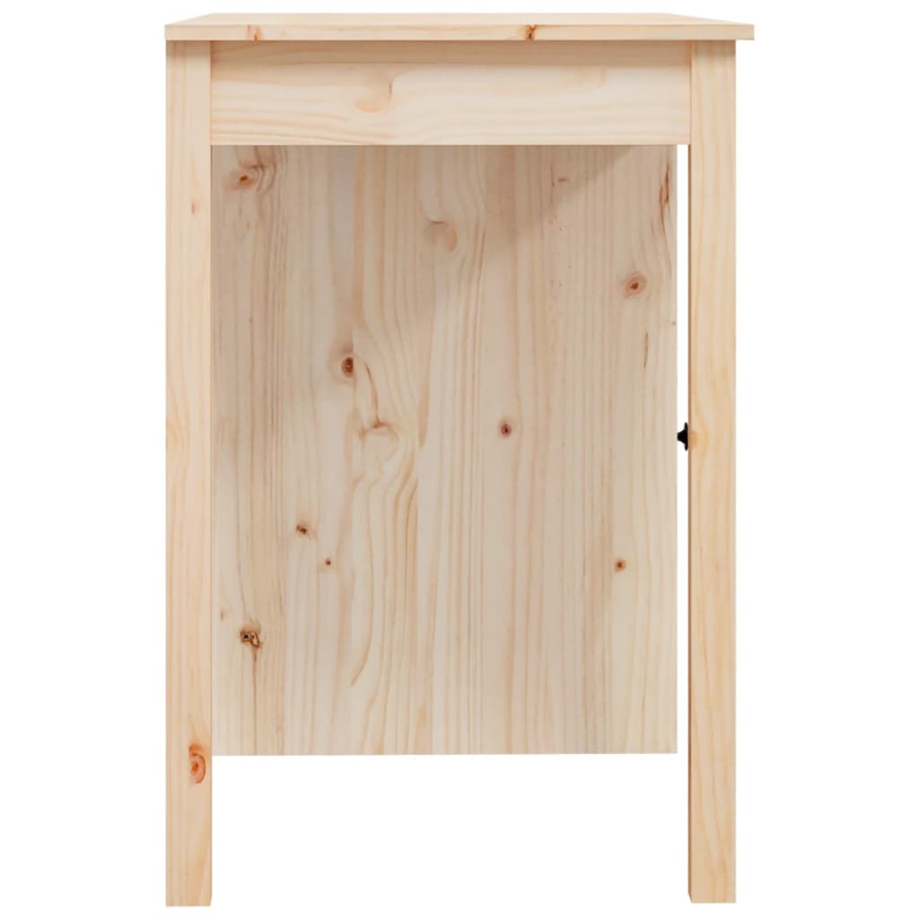 Psací Stůl 100 X 50 X 75 Cm Masivní Borové Dřevo