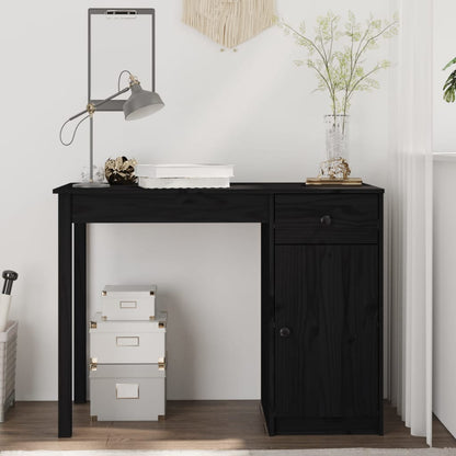 Psací Stůl Bílý 100 X 50 X 75 Cm Masivní Borové Dřevo