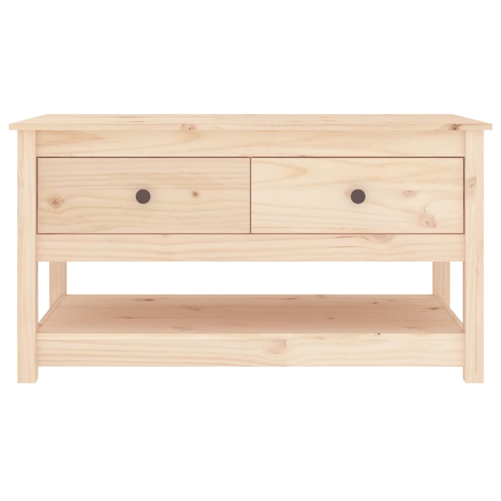Konferenční Stolek 102 X 49 X 55 Cm Masivní Borové Dřevo
