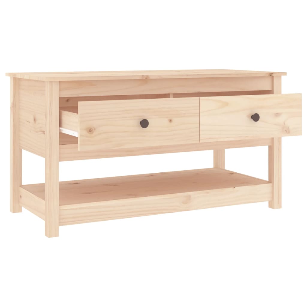 Konferenční Stolek 102 X 49 X 55 Cm Masivní Borové Dřevo