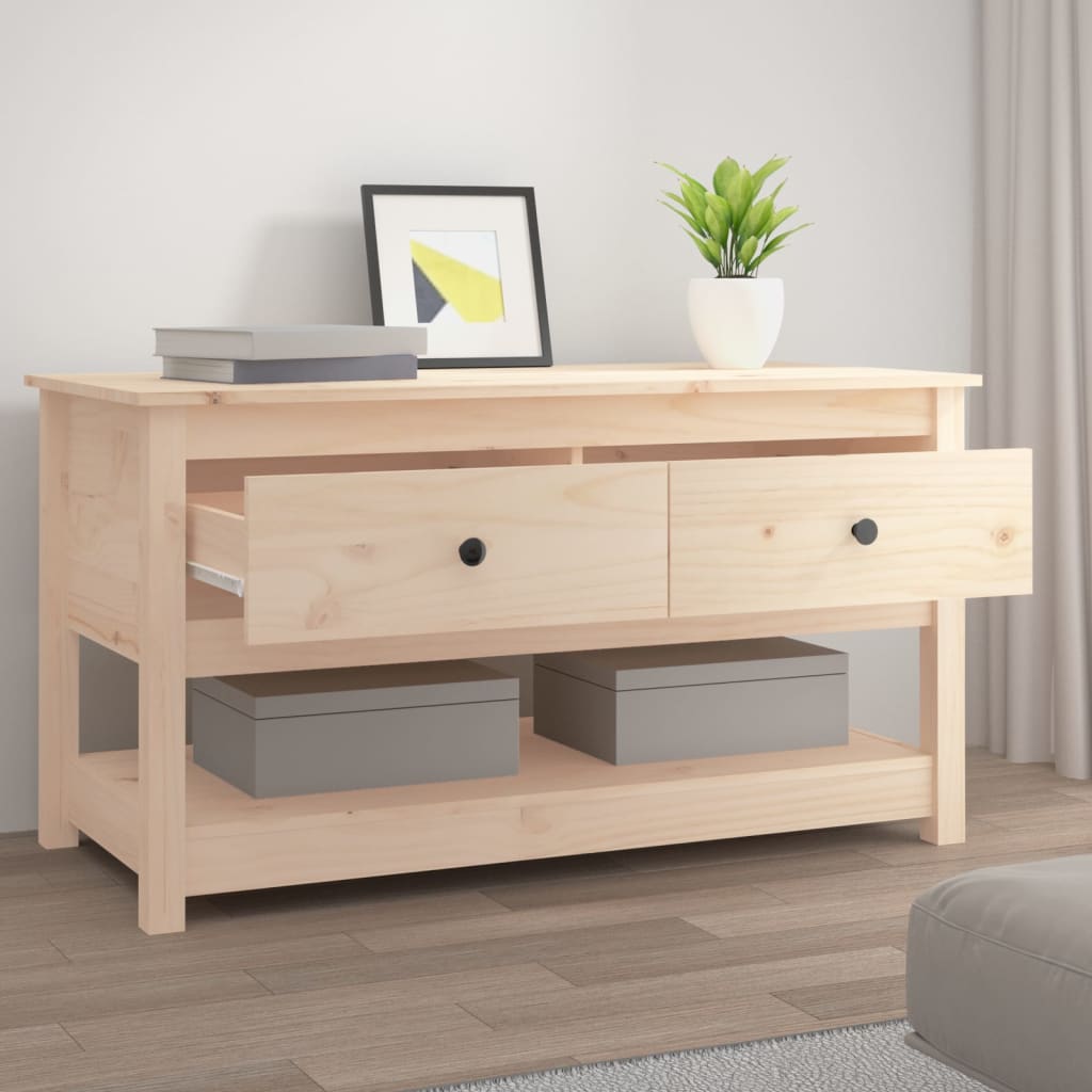 Konferenční Stolek 102 X 49 X 55 Cm Masivní Borové Dřevo