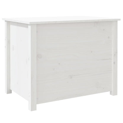Konferenční Stolek Bílý 71 X 49 X 55 Cm Masivní Borové Dřevo