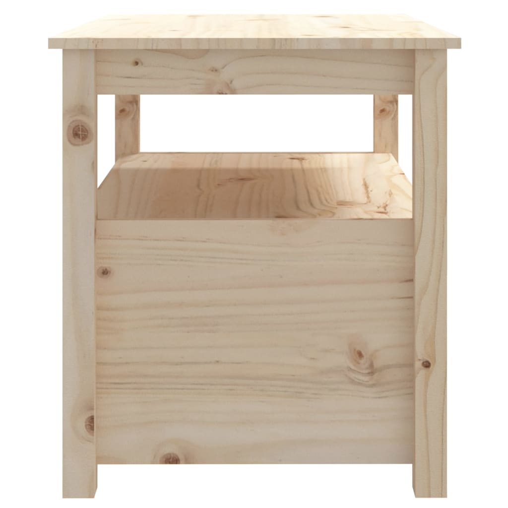 Konferenční Stolek 71 X 49 X 55 Cm Masivní Borové Dřevo