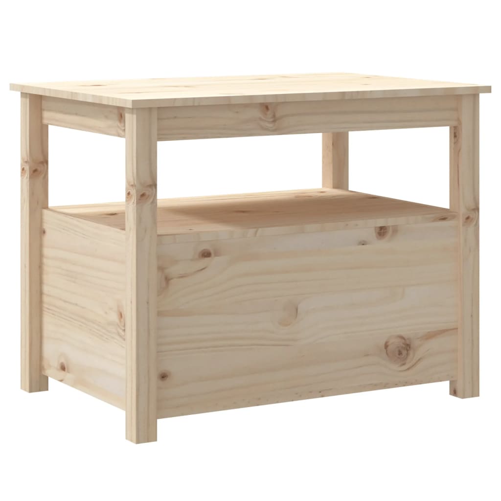 Konferenční Stolek 71 X 49 X 55 Cm Masivní Borové Dřevo