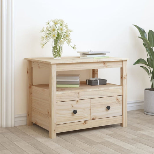 Konferenční Stolek 71 X 49 X 55 Cm Masivní Borové Dřevo