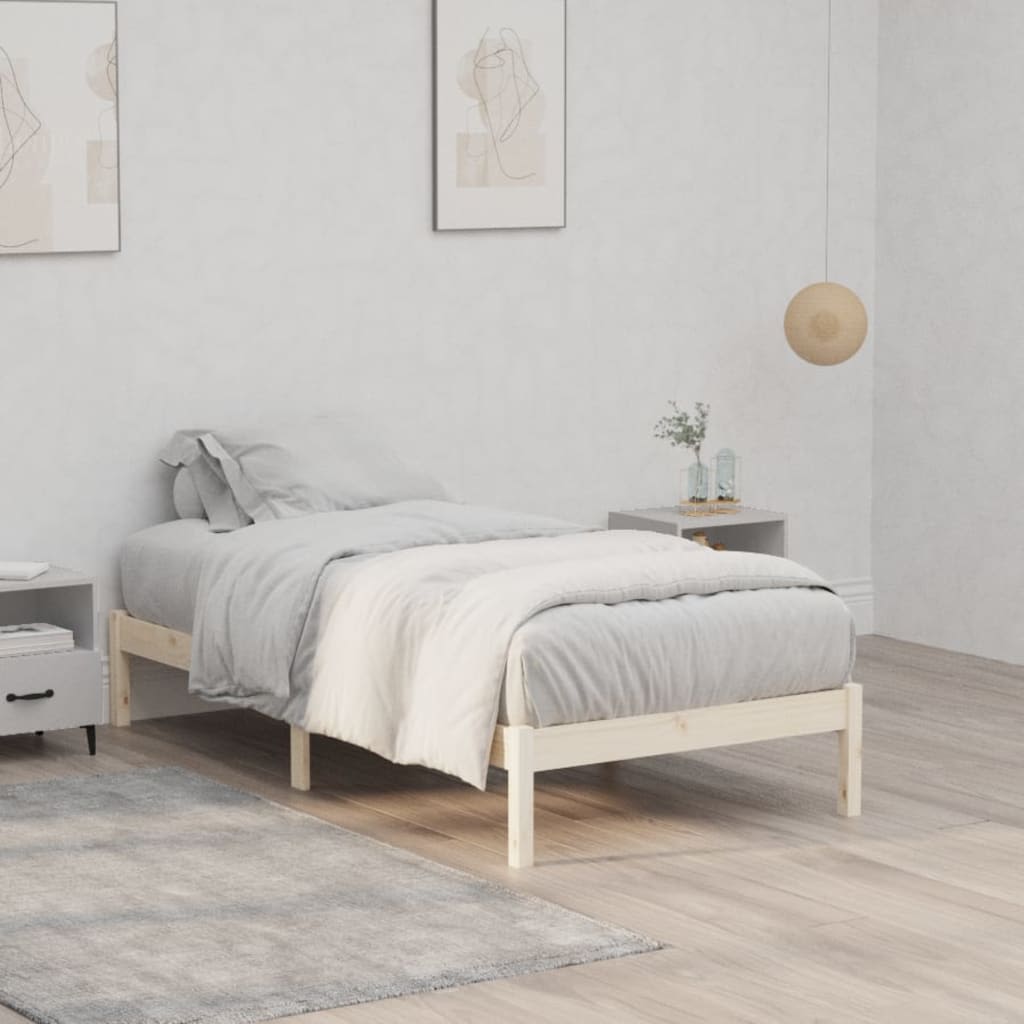 Rám Postele Masivní Dřevo Small Single